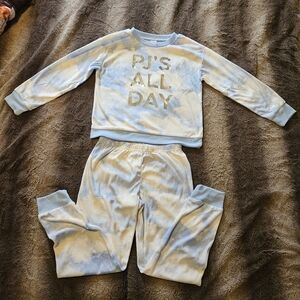 NWT..The Children's Place Blue and White Kids Pajama Set